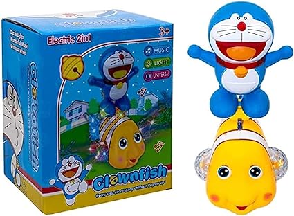 2 in 1 Doraemon Clown Fish With Music & Lights