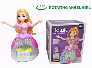 Dancing Doll with 3D Lights, 360 Degree Rotating