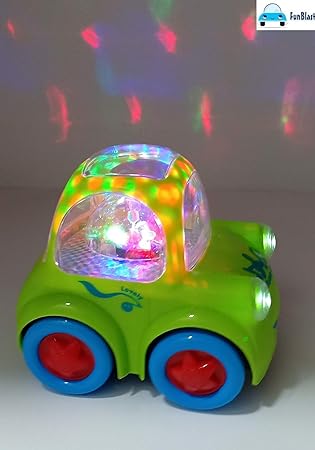 FunBlast Funny Car Toy - Car for Kids with Light 360 Degree Rotation and Sound Toy, Musical Toy for Boys, Kids