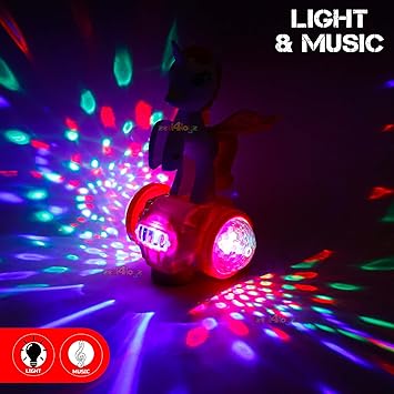 DolbyCreation Lovely Horse, Musical and Lighting Toy for Kids