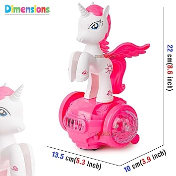 DolbyCreation Lovely Horse, Musical and Lighting Toy for Kids