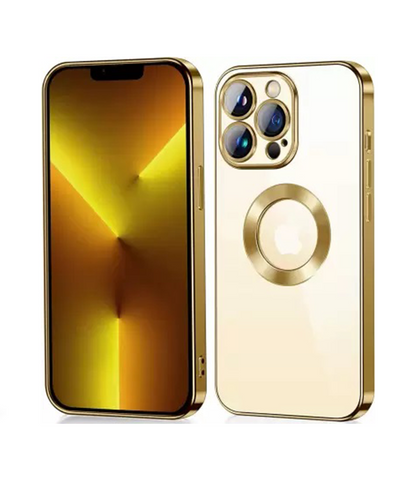 IPhone 12 Pro Max Chrome Ring Case With Camera Protector