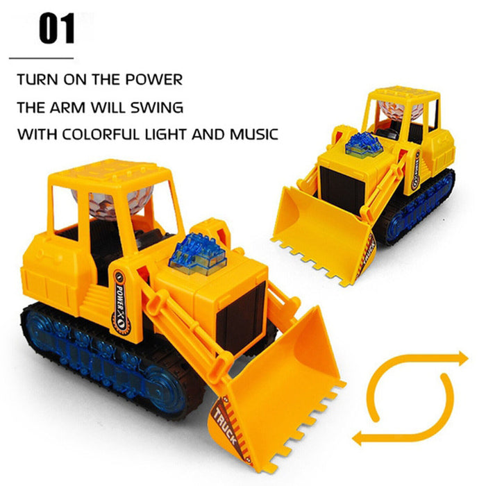 Super Toys Electric engineering truck excavator car boy toys car electric bulldozer kids toy gifts
