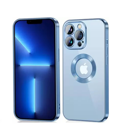 IPhone 12 Pro Max Chrome Ring Case With Camera Protector